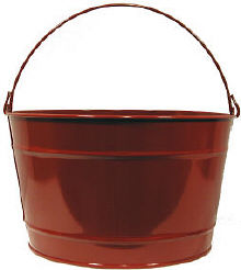 16Qt. Burgundy Luster Pail 