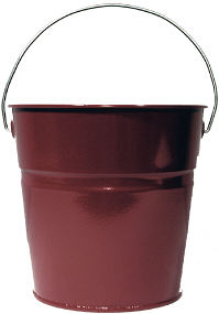 Burgundy Luster Pail 