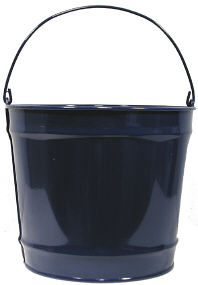 10Qt. Navy Blue Luster Pail 