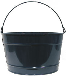 16Qt. Navy Blue Luster Pail 