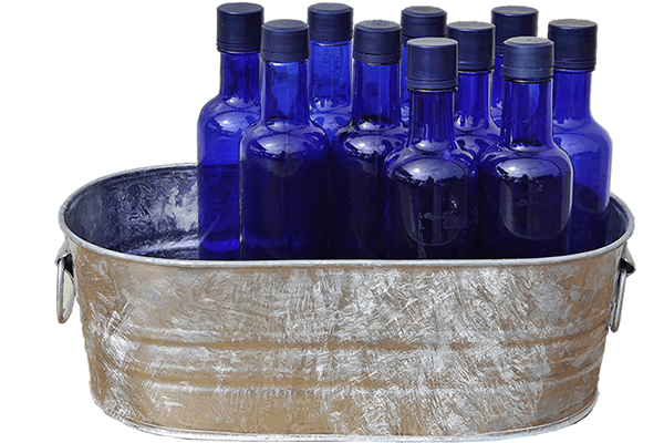 Oval Metal Tub