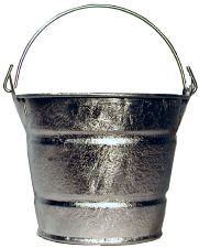 2 1/2Qt. Galvanized Bucket 