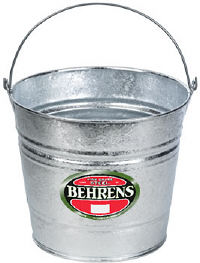 8Qt. Galvanized Bucket 