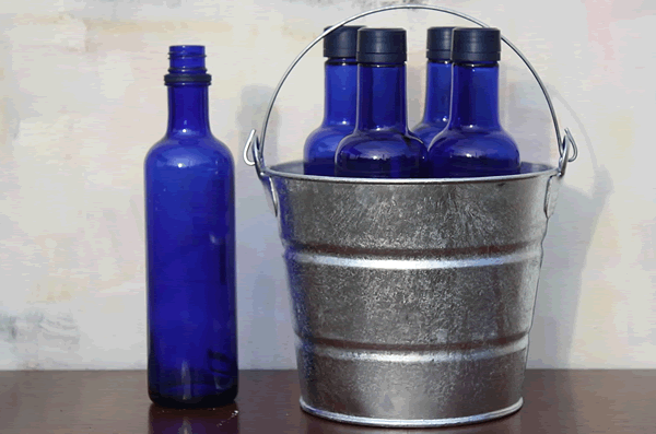 Galvanized 4-Beer Bucke