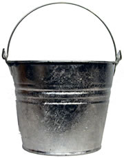 6Qt. Galvanized Bucket (No Label) 