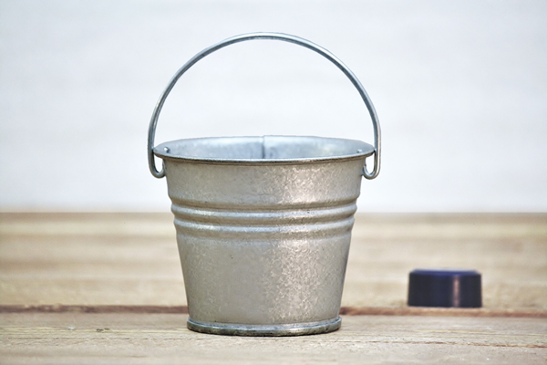 Small Galvanized Pail Selection