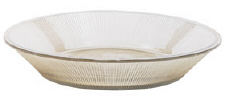 Achla Amber Basket Weave Garden Dish 