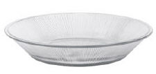 Achla Clear Basket Weave Garden Dish 