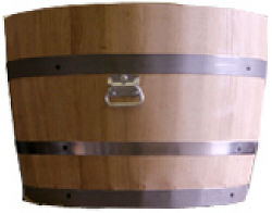 25 Gallon Oak Washtub 