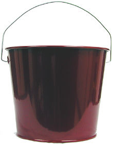 5Qt. Burgundy Luster Pail 