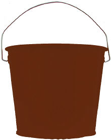 5Qt. Chocolate Brown Pail 