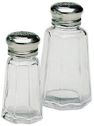 Glass Paneled Shakers - Mushroom Cap