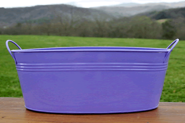 Metal Oval Tubs
