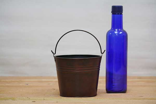 Small Metal Flower Bucket