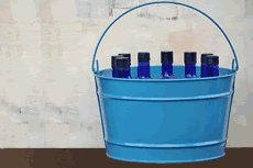 Light Blue Metal TUb