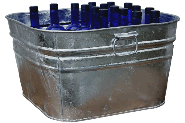 Square Galvanized Tub