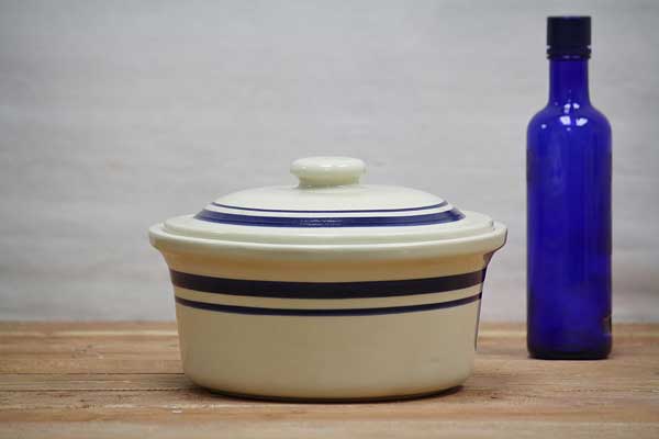 Stoneware Casserole Dish.