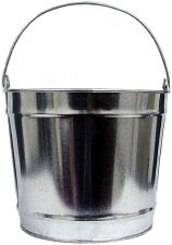 10Qt. Galvanized Metal Bucket 