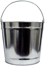 12Qt. Galvanized Metal Bucket 