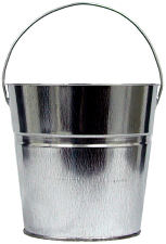 2Qt. Galvanized Metal Bucket 