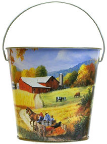 Autumn Scene Pail 