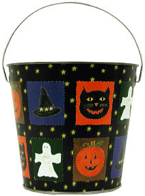 Halloween Patchwork Pail 