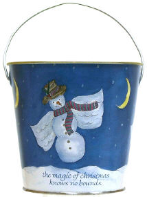 Snowman Angel Pail 