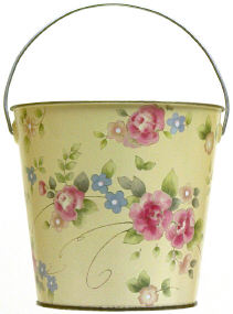 Tea Rose Pail 