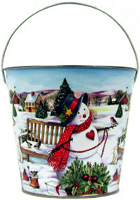 Winter Scene Pail 