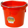 20Qt. Duraflex Flat Back Plastic Bucket