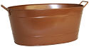 Oval Copper Plated Tub