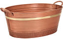 2 Gallon Copper Oval Tub