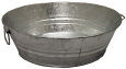 Galvanized Round Wash Pans