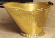 Polished Brass Coal Hod