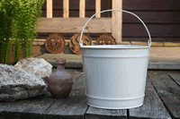 White 10 Quart Pail