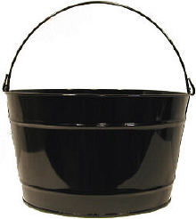 16Qt. Glossy Black Pail 