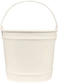 10Qt. Glossy White Pail 