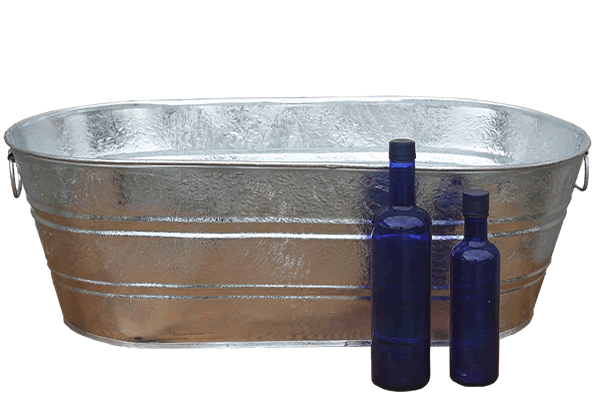 16 Gallon Oval Galvanized Tub