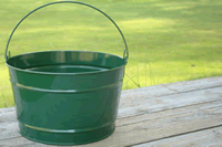 Forest Green Enamel 16 Quart Tub