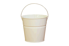 2 Quart Beige Bucket