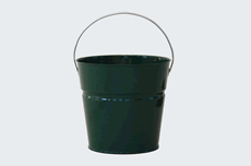 2 Quart Hunter Green Bucket