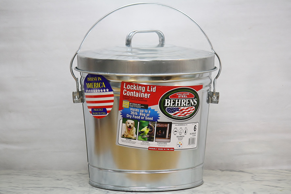 6 Gallon Galvanized Trash Can