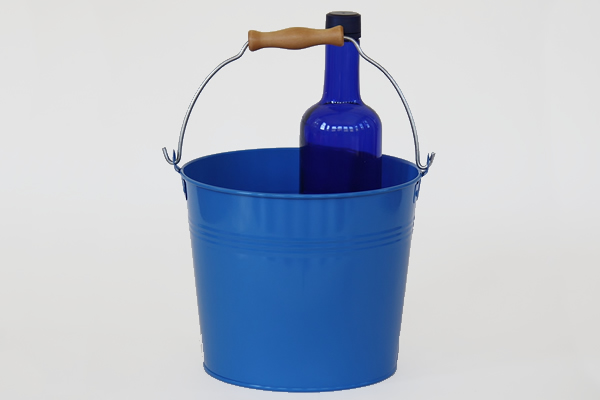 Blue Rustic Pail