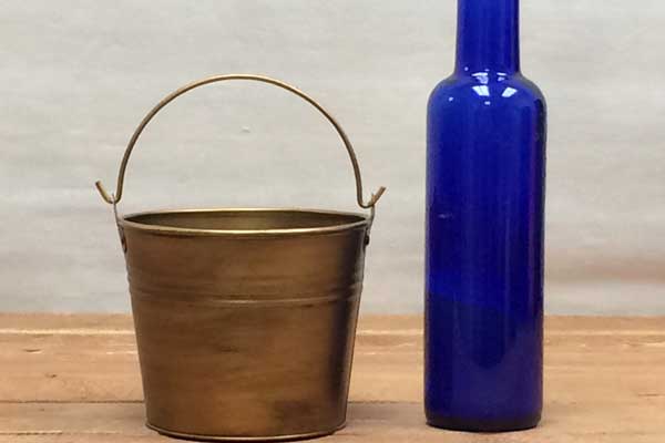 Small Metal Flower Bucket