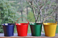 Bright Tin Tiny Pails