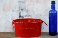 Classic Red Centerpiece Bucket