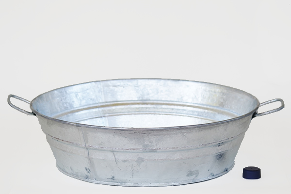 3 Gallon Galvanized Pan