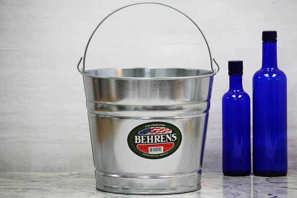 10 Galvanized Metal Buckets