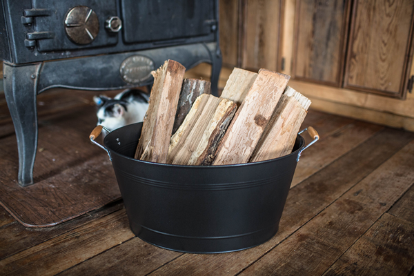 Metal Wood Bin