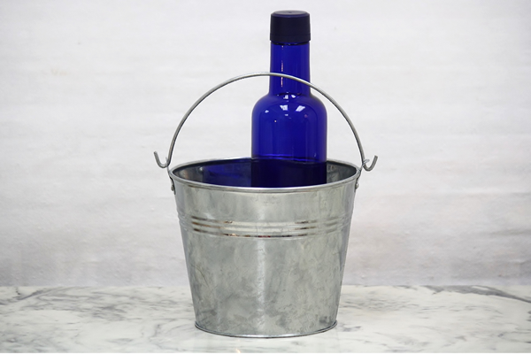 Galvanized Flower Bucket